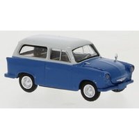BREKINA 27558 1:87 / H0 Trabant P 50 Kombi blau, hellgrau, 1960, von Brekina