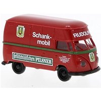 BREKINA 32625 1:87 / H0 VW T1b Großraum-Kasten 1960, Feldschlößchen Schankmobil, von Brekina