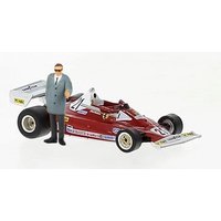 BREKINA 22977 1:87 / H0 Ferrari 312 T2 mit Figur No. 21 1976, Ferrari, G.Villeneuve, 21, von Brekina