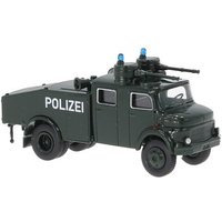 BREKINA 47180 1:87 / H0 Mercedes LA 1113 Wasserwerfer Polizei dunkelgrün, 1966 von Brekina