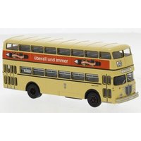 BREKINA 61256 1:87 / H0 Büssing D2U Doppeldecker 1960, BVG - Handelsgold, BREKINA 61256 1:87 / H0 Büssing D2U Doppeldecker 1960, BVG - Handelsgold, von Brekina