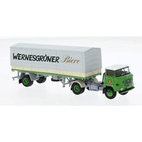 BREKINA 71207 1:87 / H0 IFA W 50 PP-SZ 1965 Wernesgrüner Bier von Brekina
