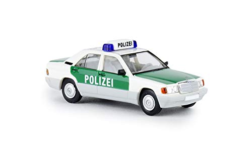 Brekina 13213 MB 190 E Polizei Bremen Starmada Auto Modell 1:87 (H0) von Brekina