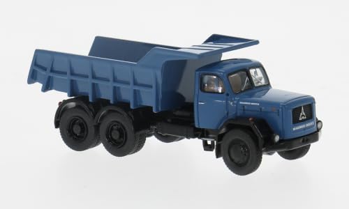 Brekina 83302, Magirus Jupiter Kipper, blau/schwarz, 1960, Auto Modell 1:87 (H0) von Brekina