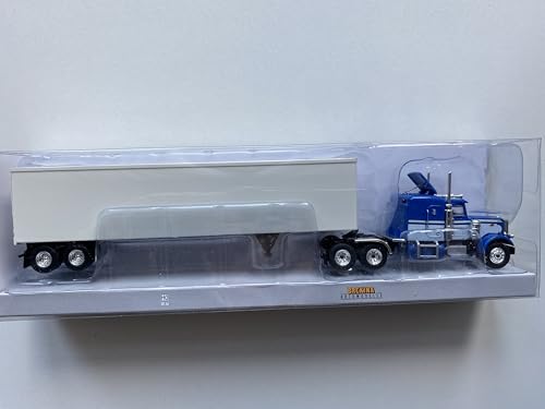 Brekina 85716 Peterbilt 359 Koffer-SZ, blau/Weiss, 1973 1:87 (H0) von Brekina