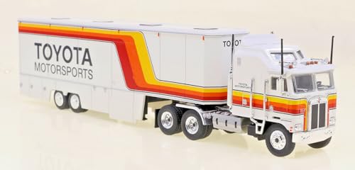 Brekina 85739, Kenworth K 100 Aerodyne Renntransport- Toyota 1:87 (H0) von Brekina