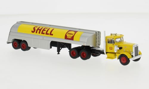 Brekina 85762, Peterbilt 281 Tank-SZ, 1955, Shell 1:87 (H0) von Brekina