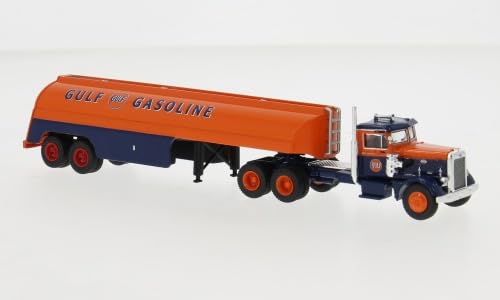 Brekina 85763, Peterbilt 281 Tank-SZ, 1955, Gulf 1:87 (H0) von Brekina