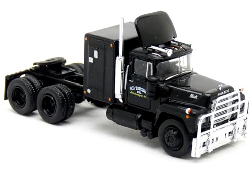 Brekina 85800 Mack RS 700 schwarz, Rubber Duck, US Truck Modell 1:87 (H0) von Brekina
