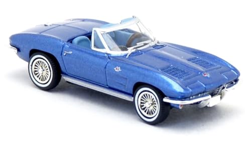 Brekina Corvette C2 Cabrio, blau met. offen Nr. 18028 1:87 /BRN2175 von Brekina