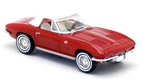 Brekina Corvette C2 Cabrio, rot geschlossen Nr. 18026 1:87 /BRN2173 von Brekina