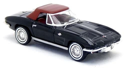 Brekina Corvette C2 Cabrio, schwarz geschlossen Nr. 18025 1:87 /BRN2172 von Brekina