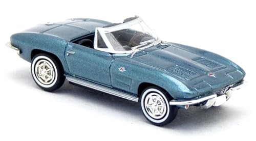 Brekina Corvette C2 Cabrio, türkis met. offen Nr. 18027 1:87 /BRN2174 von Brekina