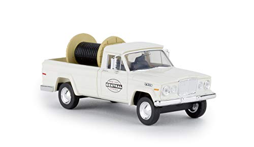 Brekina Jeep Gladiator New York Central m. Lad, TD, H0 Auto Modell 1:87, 19808 von Brekina