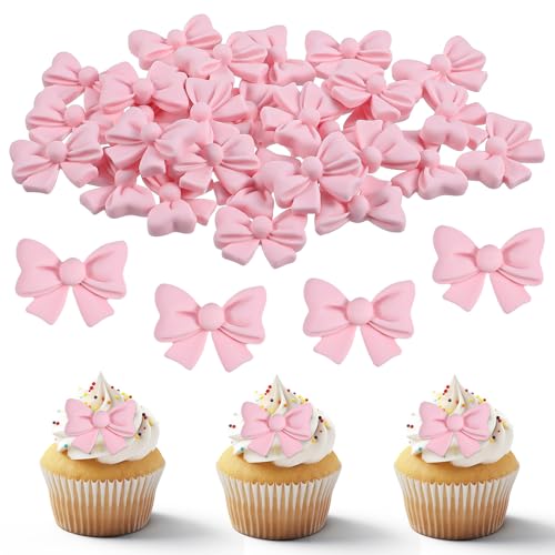 30 Stück Essbare Tortendeko Schleifen Cupcake Dekorationen Mit Rosa Schleife Topper Deko Kuchenaufsatz Zubehör Geburtstag Essbar Aufsätze Esspapier Kuchen Kuchendekor für Themenpartys Verlobungen 30 Stück Essbare Tortendeko Schleifen Cupcake Dekorationen Mit Rosa Schleife Topper Deko Kuchenaufsatz Zubehör Geburtstag Essbar Aufsätze Esspapier Kuchen Kuchendekor für Themenpartys Verlobungen von Bremorou