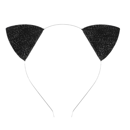 Bremorou 1 Stück Katzenohren Stirnband, Glitzer Katzenohren Haarreif, Katze Haarbänder Haarschmuck Für Mädchen Damen Kostüm Party Deko Bremorou 1 Stück Katzenohren Stirnband, Glitzer Katzenohren Haarreif, Katze Haarbänder Haarschmuck Für Mädchen Damen Kostüm Party Deko von Bremorou