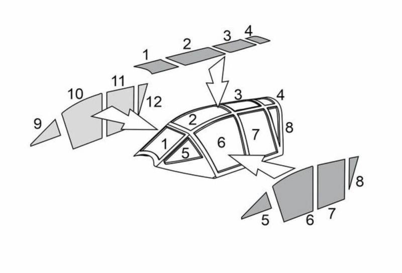 S-Kauba SK-257 - Canopy masks S-Kauba SK-257 - Canopy masks von Brengun