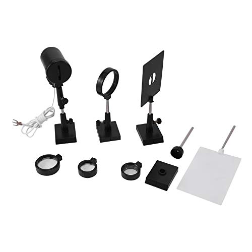 Brensty Schul Optisches Experimentier Set "1" Bildschirm Licht Konvexe Konkav Linse Plano Konvex Linsen Doppel Konvex Linsen Kerzen Halter von Brensty