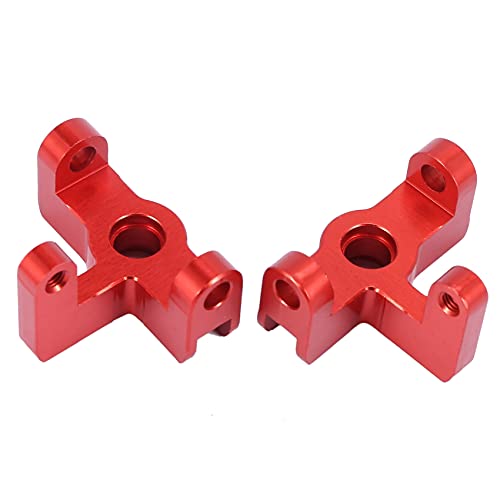 Brensty für 144001 1/14 RC Auto Teile Legierung Aluminium Lenk Becher Vorder Rad Sitz Lenk Nabe, Rot von Brensty