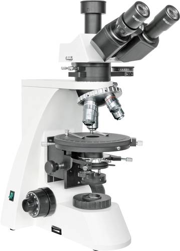 Bresser Optik 5780000 Science MPO 401 Mikroskop Polarisierendes Mikroskop Trinokular 1000 x Durchlic von Bresser Optik