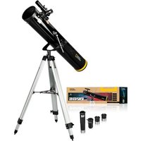 Bresser 10554 - NATIONAL GEOGRAPHIC 114/900 Reflektor Spiegel-Teleskop AZ für Einsteiger von Bresser