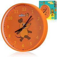 Bresser 12090 - DieMaus Kinder-Wanduhr Maus, orange, 25 cm Bresser 12090 - DieMaus Kinder-Wanduhr Maus, orange, 25 cm von Bresser