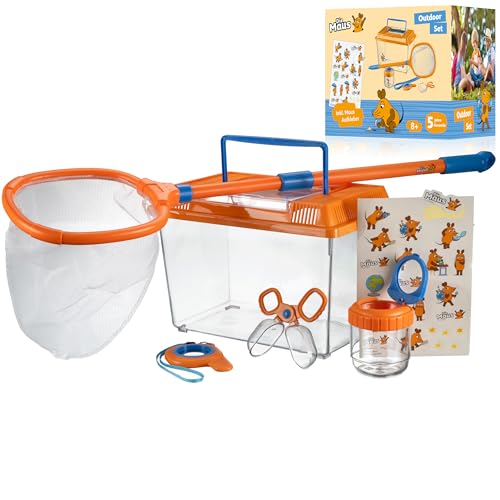 Bresser DieMaus Outdoor-Set für Kinder, 5-teiliges Entdecker-Set, Terrarium, Verstellbarer Kescher, Lupendose, Lupe, Sammelwerkzeug, ab 8 Jahren Bresser DieMaus Outdoor-Set für Kinder, 5-teiliges Entdecker-Set, Terrarium, Verstellbarer Kescher, Lupendose, Lupe, Sammelwerkzeug, ab 8 Jahren von Bresser