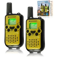 Bresser Junior 12711 - Walkie Talkie 2er-Set mit hoher Reichweite bis zu 6 km, Frei-Hand-Funktion, integrierte Taschenlampe, Farbe: green lime Bresser Junior 12711 - Walkie Talkie 2er-Set mit hoher Reichweite bis zu 6 km, Frei-Hand-Funktion, integrierte Taschenlampe, Farbe: green lime von Bresser