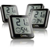 National Geographic 9070210 - Thermo-/Hygrometer Tempy 4er-Set, Präzise Raumklima Überwachung, Temperatur- und Luftfeuchtigkeitsmessgerät National Geographic 9070210 - Thermo-/Hygrometer Tempy 4er-Set, Präzise Raumklima Überwachung, Temperatur- und Luftfeuchtigkeitsmessgerät von Bresser