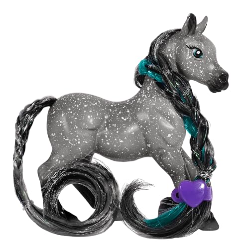 Breyer Horses Mane Beauty Li'l Beauties | Dusty - Pferd | Bürstbare Mähne und Schwanz | 10,8 cm L x 8,3 cm H | Modell #B-MB-10378 von Breyer
