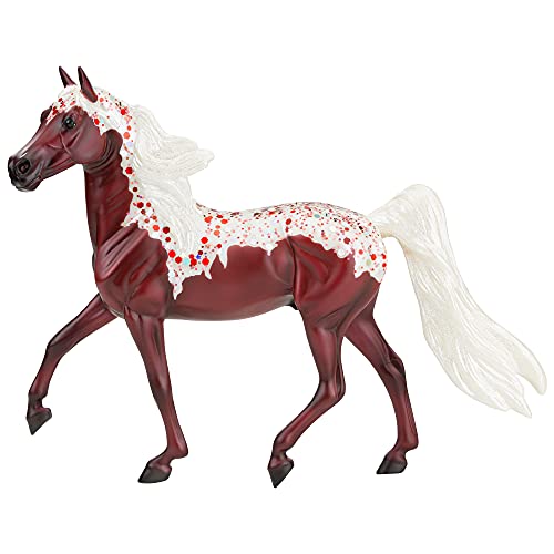 Breyer Pferde Freiheit Serie Roter Samt | Decorator-Serie | 9 x 6 | Pferd Spielzeugmodell | Pferdefigur im Maßstab 1:12 | Modell #62220, Einheitsgröße (Braun/Rosa) von Breyer
