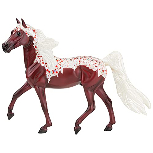 Breyer Horses Freedom Series Red Velvet | Decorator Series | 22,9 x 15,2 cm | Pferde-Spielzeugmodell | Maßstab 1:12 | Modell #62220, Braun/Rosa, Einheitsgröße von Breyer