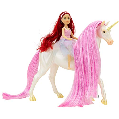 Breyer Magisches Einhorn Himmel und Fantasy Rider Wiese von Breyer