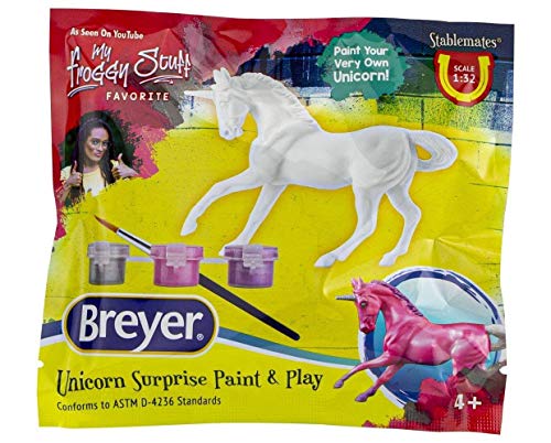 Breyer Pferde Stablemates Einhorn Surprise Paint & Play Single Blind Bag #4261 von Breyer