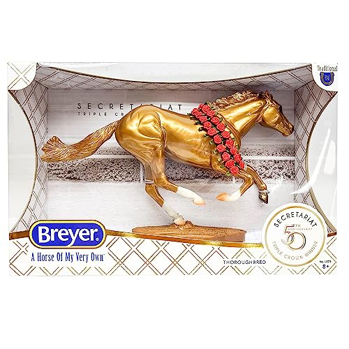 Breyer Pferde Traditionelle Serie – Sekretariat 50-jähriges Jubiläumsmodell | Limited Edition | Pferde-Spielzeugmodell | 36,2 x 22,9 cm | Maßstab 1:9 | Modell #1874 Breyer Pferde Traditionelle Serie – Sekretariat 50-jähriges Jubiläumsmodell | Limited Edition | Pferde-Spielzeugmodell | 36,2 x 22,9 cm | Maßstab 1:9 | Modell #1874 von Breyer