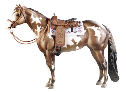 Breyer Traditioneller Cimarron Western Pleasure Sattel (Maßstab 1:9), 16,5 cm L x 20 cm H von Breyer
