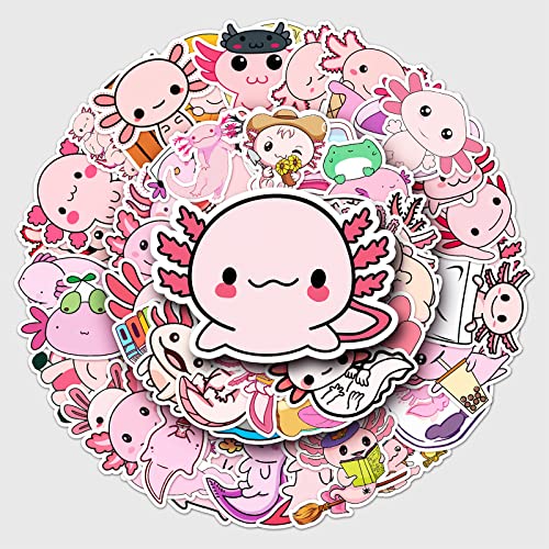 Bric Dodo 50 Stück Axolotl Aufkleber Auto Laptop Telefon Gitarre Skateboard Motorrad Fahrrad Tiere Axolotl Stickers Set Vinyl Wasserdicht Aesthetic Aufkleber für Jugendliche Kinder Erwachsene Bric Dodo 50 Stück Axolotl Aufkleber Auto Laptop Telefon Gitarre Skateboard Motorrad Fahrrad Tiere Axolotl Stickers Set Vinyl Wasserdicht Aesthetic Aufkleber für Jugendliche Kinder Erwachsene von Bric Dodo