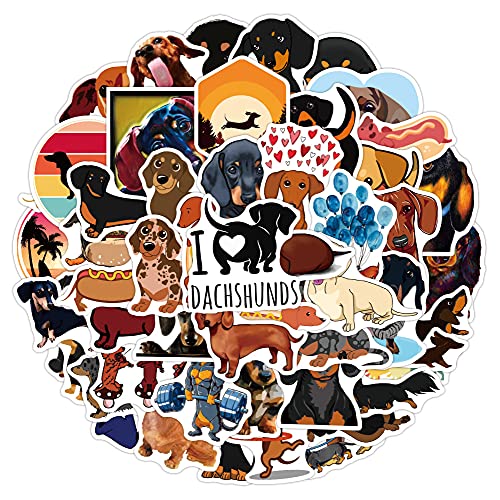 50 Stück Dackel Aufkleber Wasserflaschen Laptop Telefon Gitarre Skateboard Computer Koffer Fahrrad Dachshund Vinyl Stickers Wasserdicht Ästhetisch Aufkleber für Jugendliche Kinder Erwachsene 50 Stück Dackel Aufkleber Wasserflaschen Laptop Telefon Gitarre Skateboard Computer Koffer Fahrrad Dachshund Vinyl Stickers Wasserdicht Ästhetisch Aufkleber für Jugendliche Kinder Erwachsene von Bric Dodo