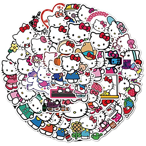 50 Stück Hello Kitty Cute Aufkleber Laptop Telefon Gitarre Skateboard Notebook Auto Motorrad Fahrrad Cartoon Hello Kitty Vinyl Stickers Wasserdicht Aufkleber für Jugendliche Kinder Erwachsene 50 Stück Hello Kitty Cute Aufkleber Laptop Telefon Gitarre Skateboard Notebook Auto Motorrad Fahrrad Cartoon Hello Kitty Vinyl Stickers Wasserdicht Aufkleber für Jugendliche Kinder Erwachsene von Bric Dodo