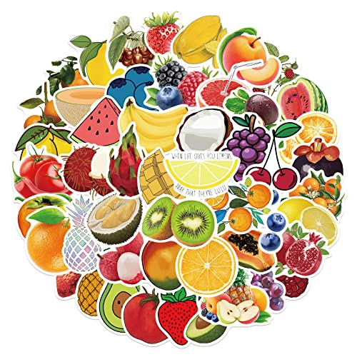 50 Stück Obstaufkleber Gemüse Obst Aufkleber Laptop Telefon Gitarre Skateboard Notebook Auto Motorrad Fahrrad Vinyl Stickers Wasserdicht Früchte Fruit Aufkleber für Jugendliche Kinder Erwachsene 50 Stück Obstaufkleber Gemüse Obst Aufkleber Laptop Telefon Gitarre Skateboard Notebook Auto Motorrad Fahrrad Vinyl Stickers Wasserdicht Früchte Fruit Aufkleber für Jugendliche Kinder Erwachsene von Bric Dodo