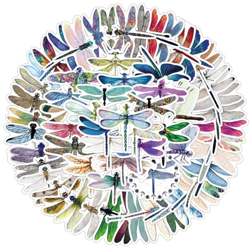 Bric Dodo 100 Stück Dragonfly Aufkleber Auto Laptop Telefon Gitarre Skateboard Motorrad Fahrrad Nein Stickers Set Vinyl Wasserdicht Aesthetic Aufkleber für Jugendliche Kinder Erwachsene Bric Dodo 100 Stück Dragonfly Aufkleber Auto Laptop Telefon Gitarre Skateboard Motorrad Fahrrad Nein Stickers Set Vinyl Wasserdicht Aesthetic Aufkleber für Jugendliche Kinder Erwachsene von Bric Dodo