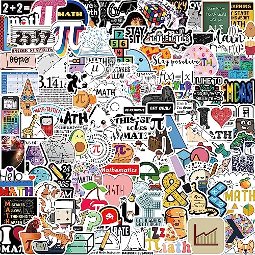 Bric Dodo 108 Stück Mathematische Wissenschaft Aufkleber Auto Laptop Telefon Gitarre Skateboard Motorrad Fahrrad Stickers Set Vinyl Wasserdicht Aesthetic Aufkleber für Jugendliche Kinder Erwachsene Bric Dodo 108 Stück Mathematische Wissenschaft Aufkleber Auto Laptop Telefon Gitarre Skateboard Motorrad Fahrrad Stickers Set Vinyl Wasserdicht Aesthetic Aufkleber für Jugendliche Kinder Erwachsene von Bric Dodo