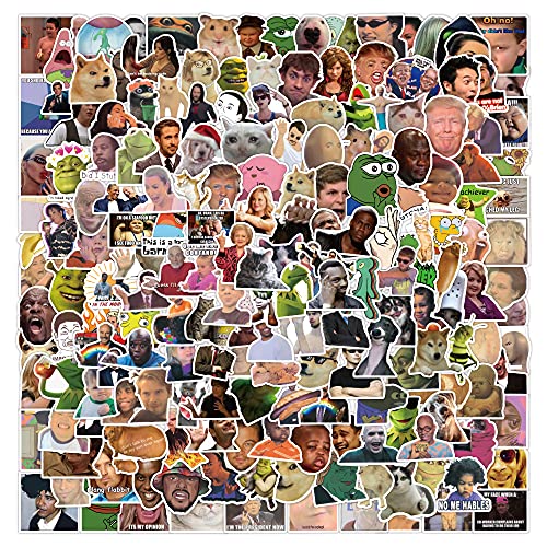Bric Dodo 200 Stück Meme Aufkleber Wasserflaschen Laptop Telefon Gitarre Skateboard Computer Koffer Fahrrad Meme Vinyl Stickers Wasserdicht Ästhetisch Aufkleber für Jugendliche Kinder Erwachsene Bric Dodo 200 Stück Meme Aufkleber Wasserflaschen Laptop Telefon Gitarre Skateboard Computer Koffer Fahrrad Meme Vinyl Stickers Wasserdicht Ästhetisch Aufkleber für Jugendliche Kinder Erwachsene von Bric Dodo