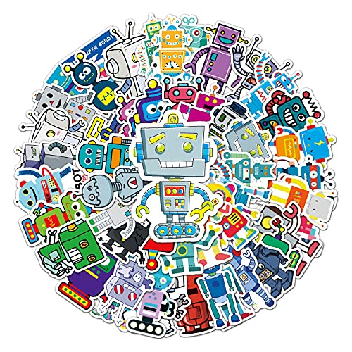 Bric Dodo 50 Stück Roboter Aufkleber Auto Laptop Telefon Gitarre Skateboard Motorrad Fahrrad Robotics Stickers Set Vinyl Wasserdicht Aesthetic Aufkleber für Jugendliche Kinder Erwachsene Bric Dodo 50 Stück Roboter Aufkleber Auto Laptop Telefon Gitarre Skateboard Motorrad Fahrrad Robotics Stickers Set Vinyl Wasserdicht Aesthetic Aufkleber für Jugendliche Kinder Erwachsene von Bric Dodo