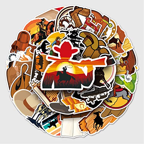 Bric Dodo 50 Stück Western Cowboy Aufkleber Auto Laptop Telefon Gitarre Skateboard Motorrad Fahrrad Western Cowboy Stickers Set Vinyl Wasserdicht Aesthetic Aufkleber für Jugendliche Kinder Erwachsene Bric Dodo 50 Stück Western Cowboy Aufkleber Auto Laptop Telefon Gitarre Skateboard Motorrad Fahrrad Western Cowboy Stickers Set Vinyl Wasserdicht Aesthetic Aufkleber für Jugendliche Kinder Erwachsene von Bric Dodo