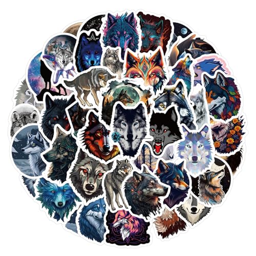 Bric Dodo 60 Stück Wolf Aufkleber Auto Laptop Telefon Gitarre Skateboard Motorrad Fahrrad Wolf Stickers Set Vinyl Wasserdicht Aesthetic Aufkleber für Jugendliche Kinder Erwachsene Bric Dodo 60 Stück Wolf Aufkleber Auto Laptop Telefon Gitarre Skateboard Motorrad Fahrrad Wolf Stickers Set Vinyl Wasserdicht Aesthetic Aufkleber für Jugendliche Kinder Erwachsene von Bric Dodo