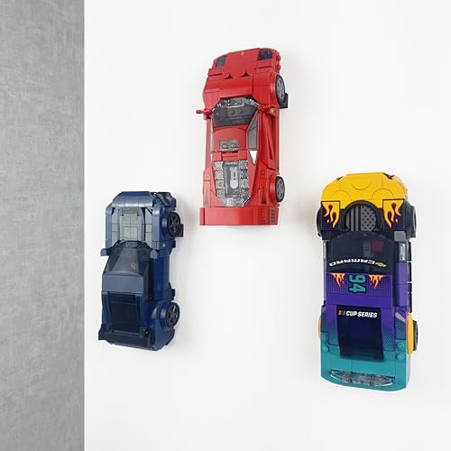 Brick Nest Wandhalterung kompatibel mit LEGO Speed Champions Cars - Display Haken für Ihre Speed Champs (3 Halterungen) von Brick Nest