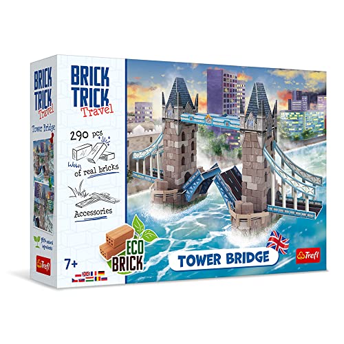 Brick Trick 61606, 290 Bausteine, Bauen, London, UK, EKO Bricks, Wiederverwendbar, Kreativ-Set für Kinder ab 7 Jahren Puzzle, Travel: Tower Bridge Brick Trick 61606, 290 Bausteine, Bauen, London, UK, EKO Bricks, Wiederverwendbar, Kreativ-Set für Kinder ab 7 Jahren Puzzle, Travel: Tower Bridge von Brick Trick