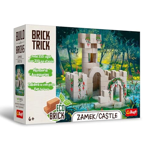 Brick Trick Trefl Burg/Castle - Bauen mit Ziegelsteinen, ÖKO Ziegelsteine, 210 Bausteine, Wiederverwendbar, Kreativ-Set für Kinder ab 6 Jahren Brick Trick Trefl Burg/Castle - Bauen mit Ziegelsteinen, ÖKO Ziegelsteine, 210 Bausteine, Wiederverwendbar, Kreativ-Set für Kinder ab 6 Jahren von Brick Trick