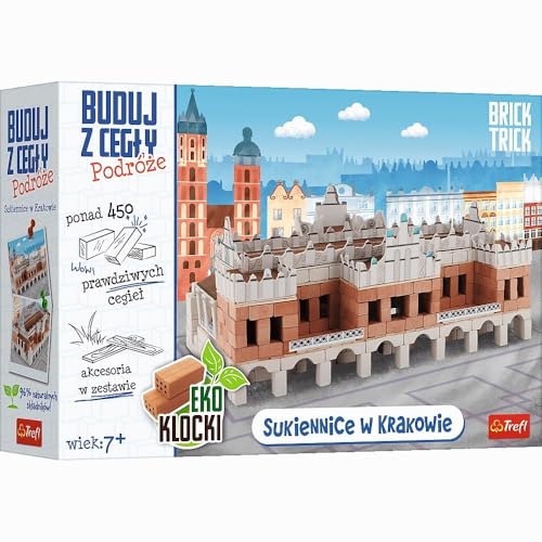Brick Trick Trefl Reisen, BAU Mit Ziegel - Krakauer - 100% Naturziegel, Bauer, Kraken, EKO Klöcke mit Ziegel, DIY, Über 450 Zägel Brick Trick Trefl Reisen, BAU Mit Ziegel - Krakauer - 100% Naturziegel, Bauer, Kraken, EKO Klöcke mit Ziegel, DIY, Über 450 Zägel von Brick Trick